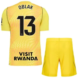 Dječji Atlético Madrid Jan Oblak 13 Golman Dres i šorc 2026/27 Žuta
