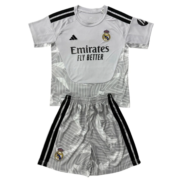Dječji Real Madrid Golman Dres i šorc 2026/27 Siva Dječji Real Madrid Golman Dres i šorc 2026/27 Siva