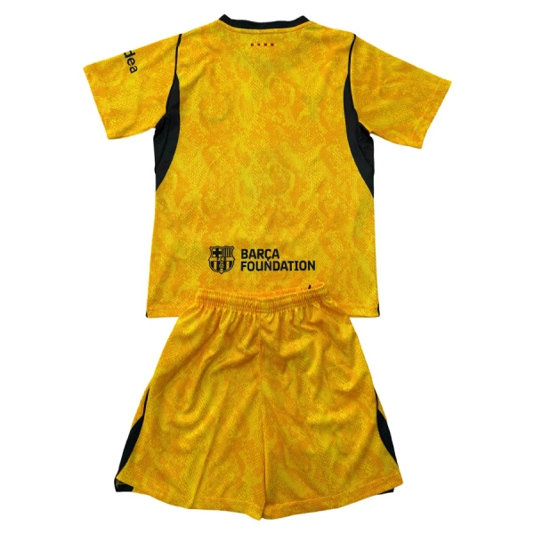 Dječji FC Barcelona Gostujući Golman Dres i šorc 2026/27 Žuta