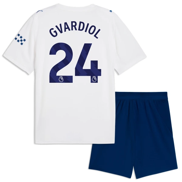 Dječji Manchester City Josko Gvardiol 24 Treći Dres i šorc 2026/27 Dječji Manchester City Josko Gvardiol 24 Treći Dres i šorc 2026/27
