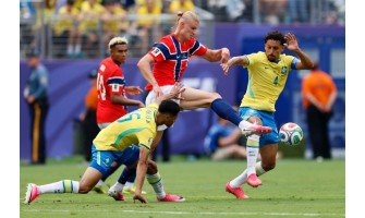 Brazilski izbornik Carlo Ancelotti podcijenio je Erling Haalandove sposobnosti driblinga